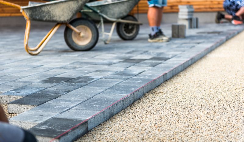 Large-Scale Paver Installation