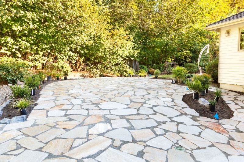 Stone Landscaping Installation